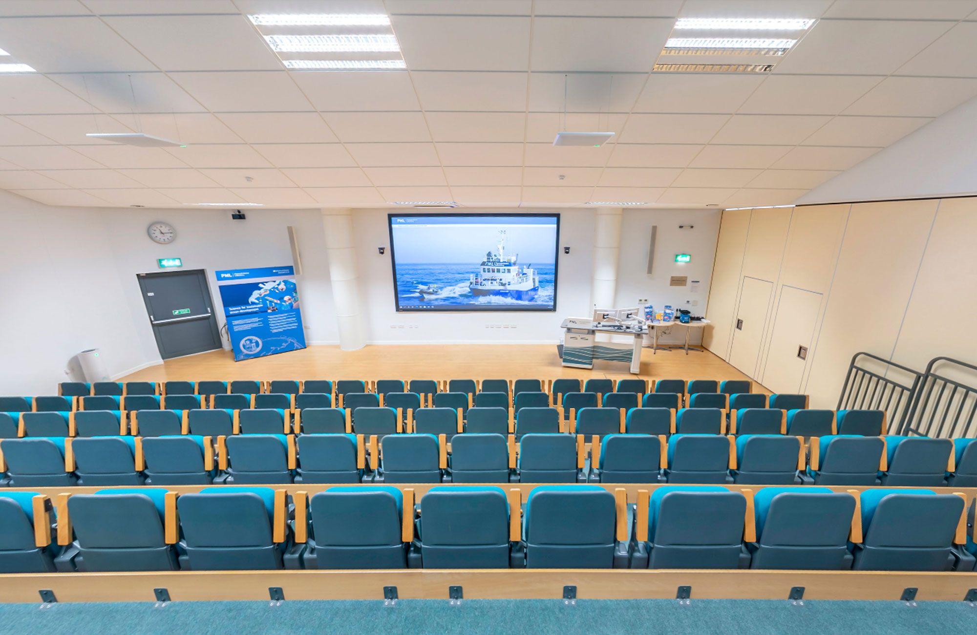 Inside of the lecture theatre